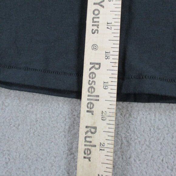 SKIMS Cotton Jersey T Shirt Womens Medium Soot Black NWT Crewneck Casual - Picture 7 of 8